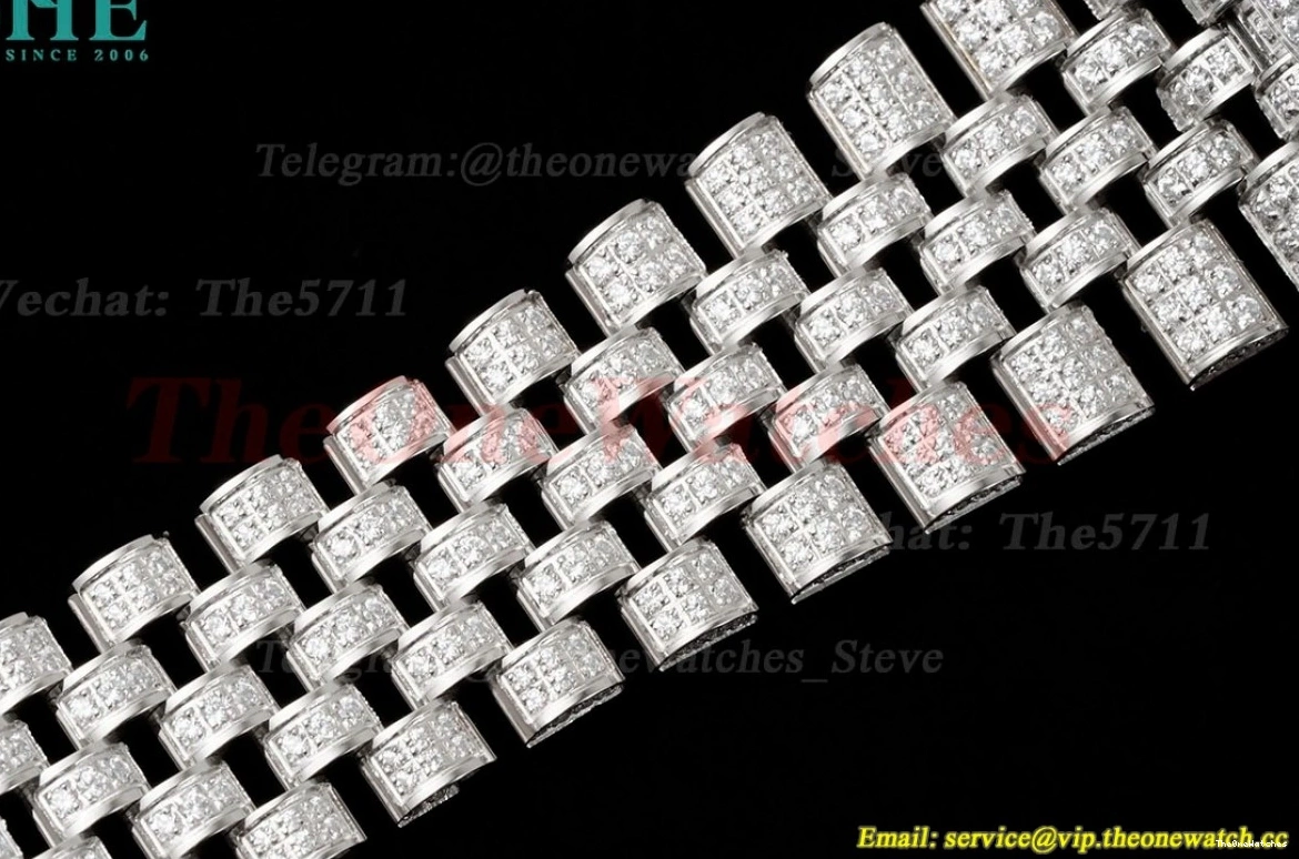 Datejust Full Dia A2824 Arabic 41mm SS Diamonds SS GMF 904L 0227